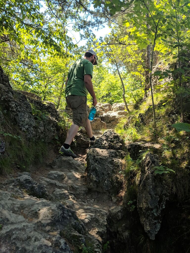 Day hike at Backbone State Park!