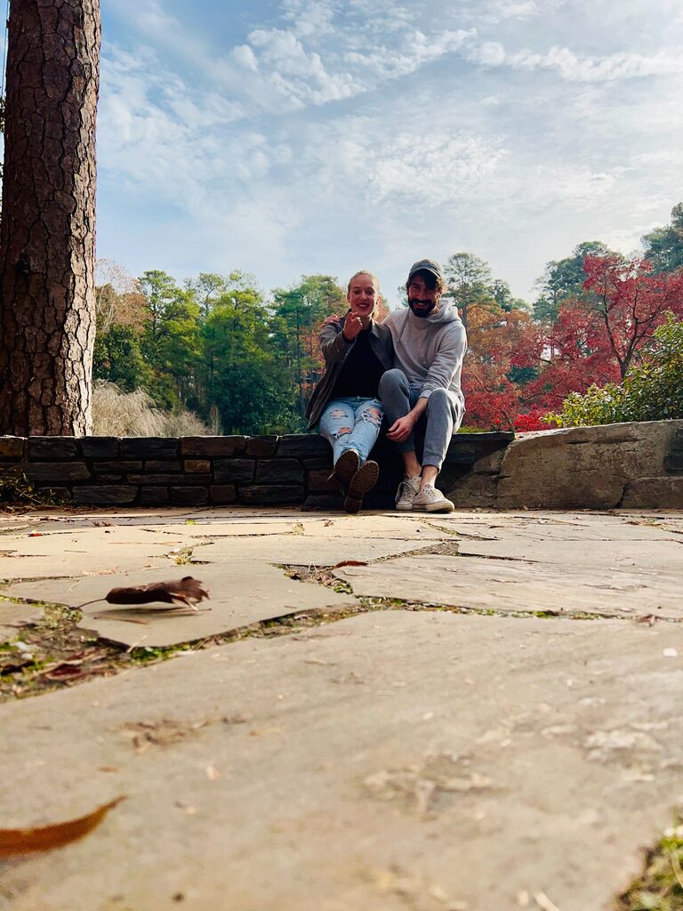 Duke Gardens for our first real date together. Kevin judged me on my lack of interest in a Biscuitville biscuit before our walk. While our love grew for each other from this moment, my desire to eat biscuits has not.