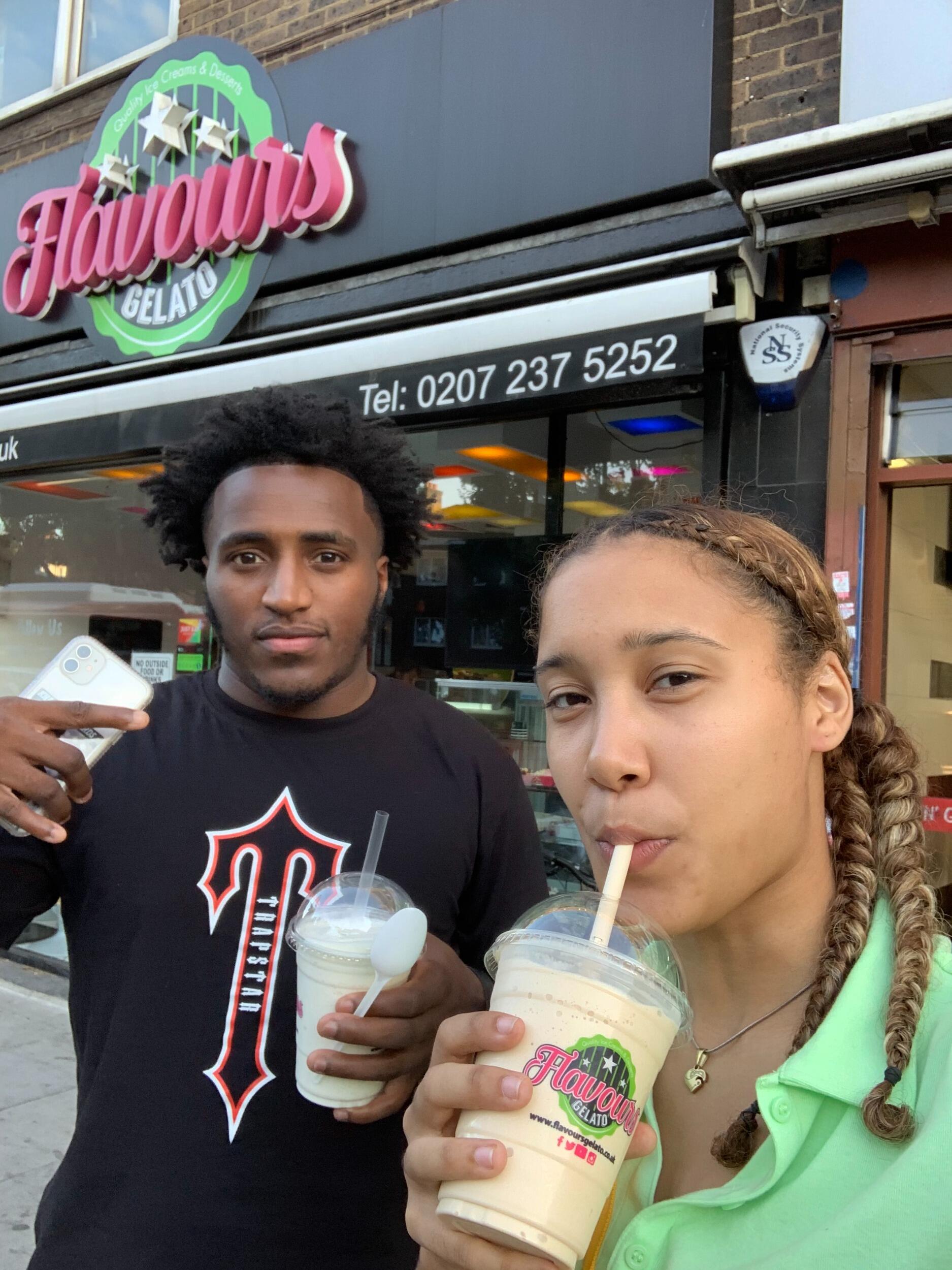 Malik's first time in London