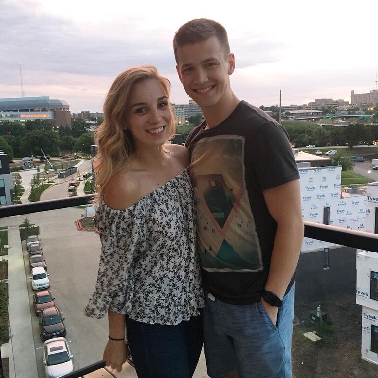 After graduating in May, Cort quickly found a job and apartment in Des Moines. He was adjusting to being a young professional, while Macy was fully enjoying her senior year at Drake. Even though they were going to be in different phases of their lives at least they were able to be in the same location. 