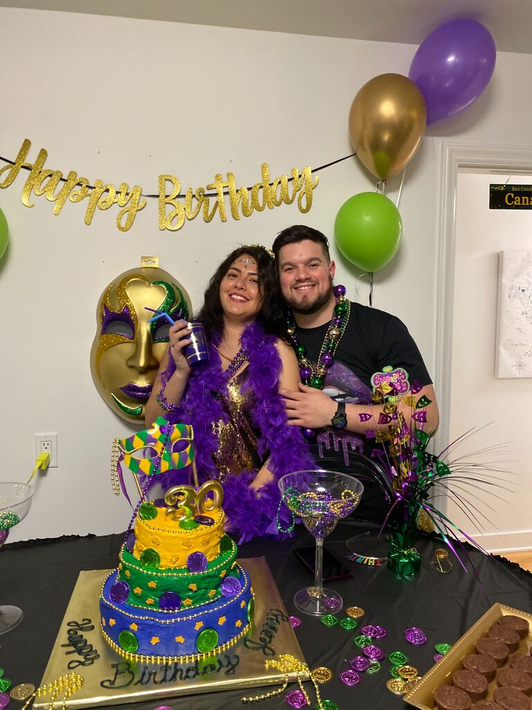 Mardi Gras for Jenn's 30th birthday