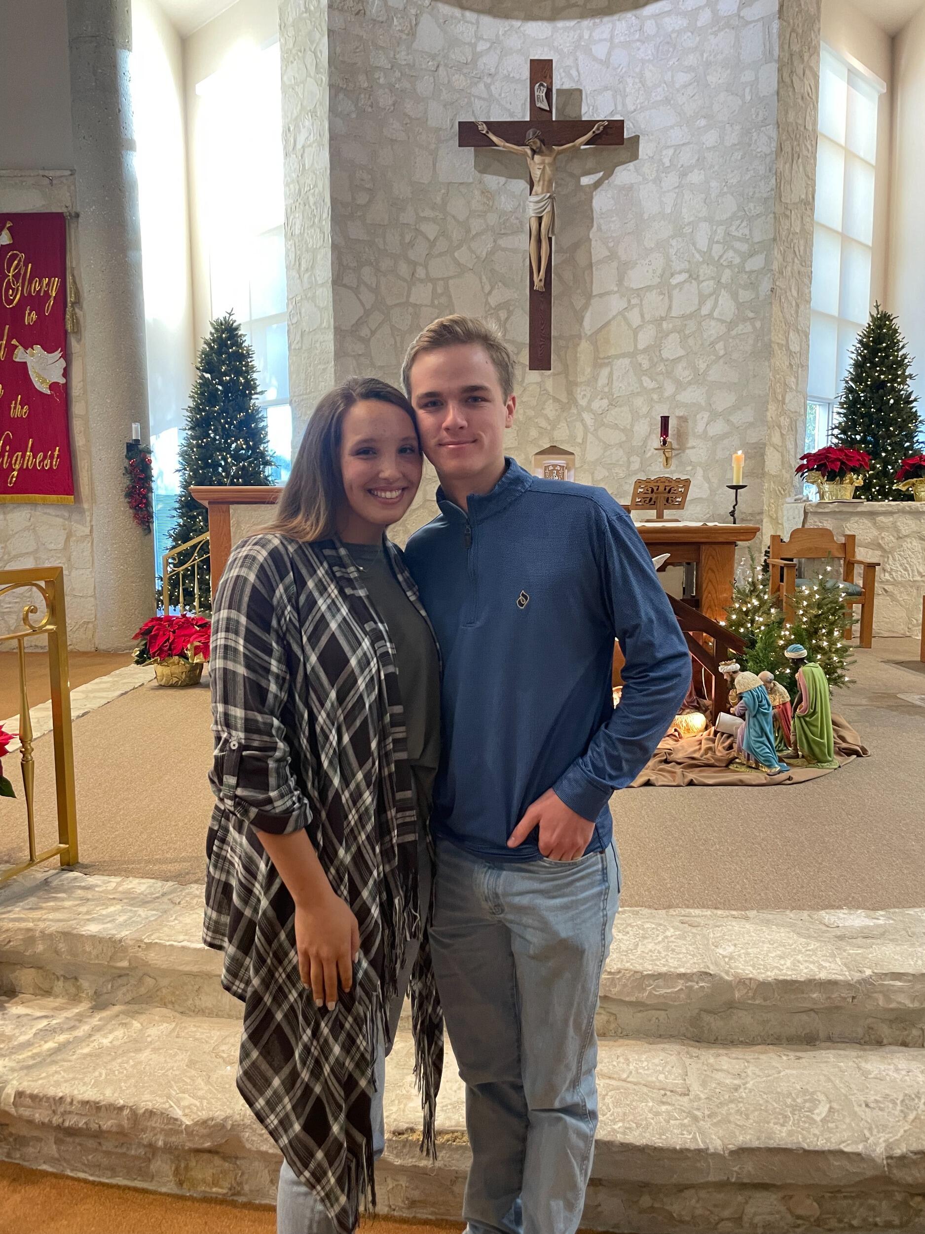Christmas morning at church!