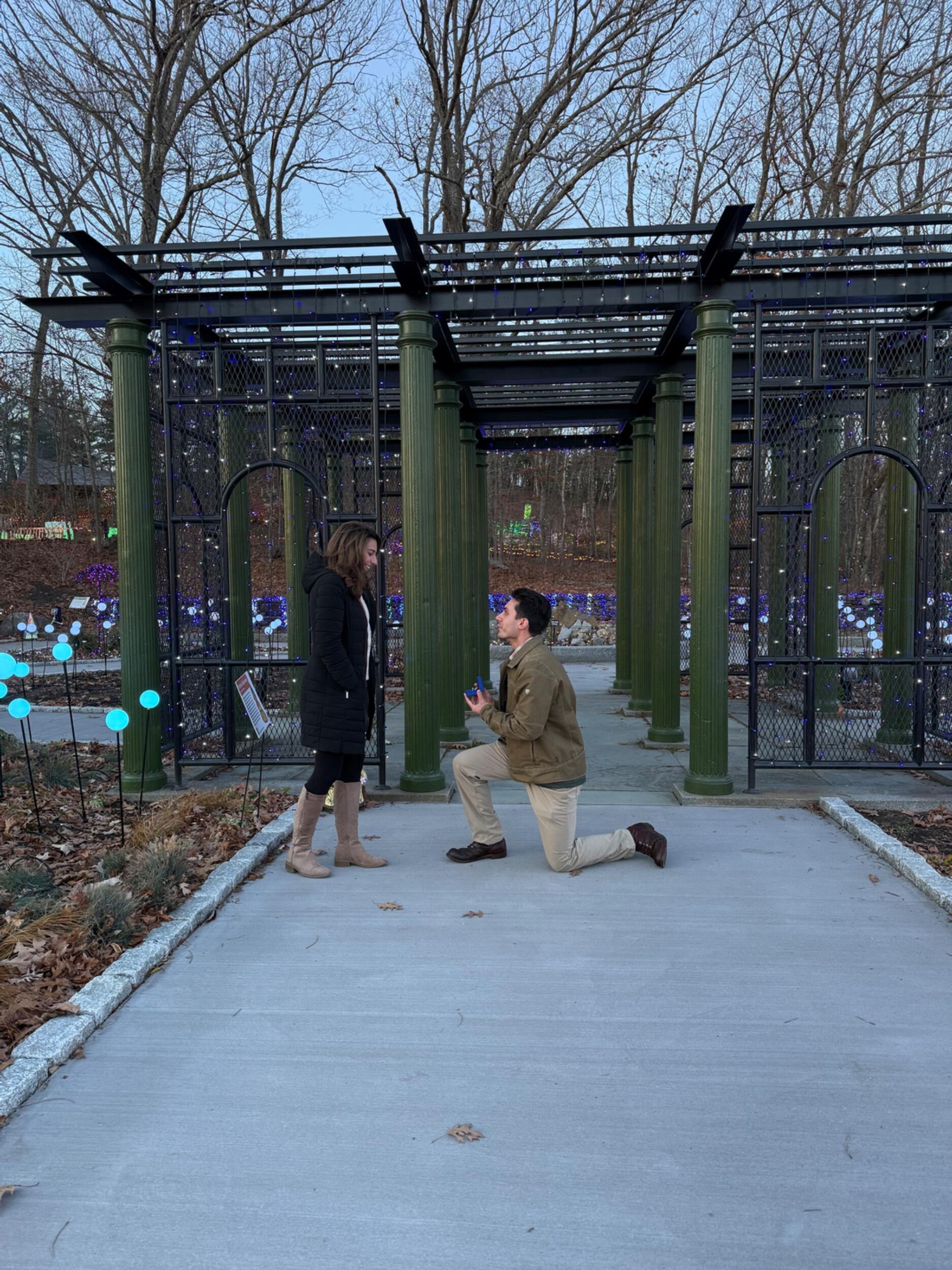 Drew had plans to make this holiday season a little extra special for Analiese.