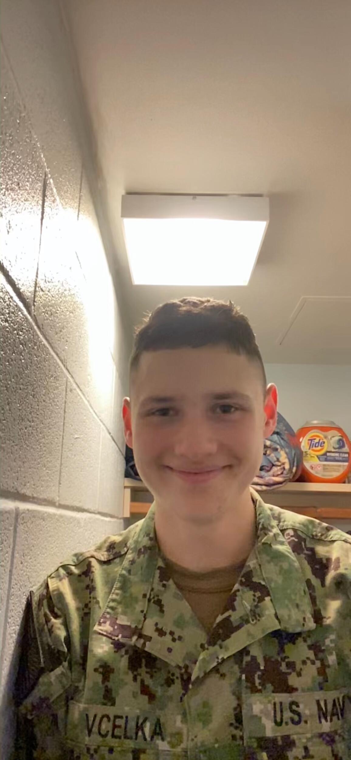 Our first FaceTime after boot camp 