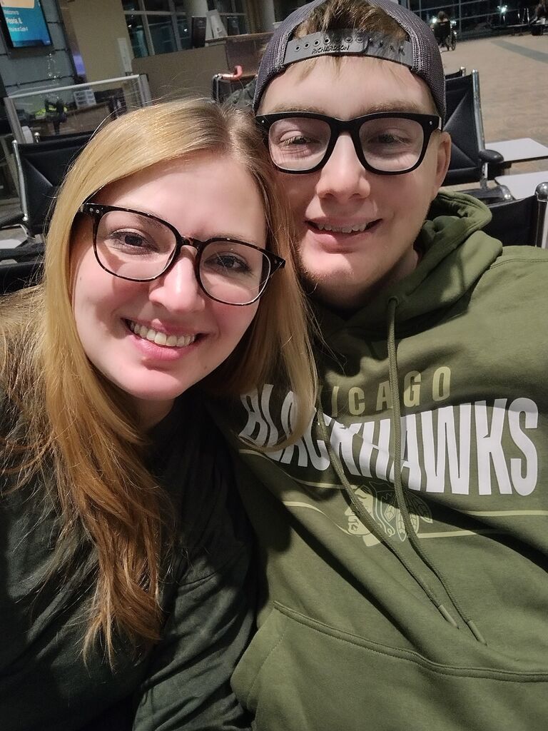 Last airport goodbye!