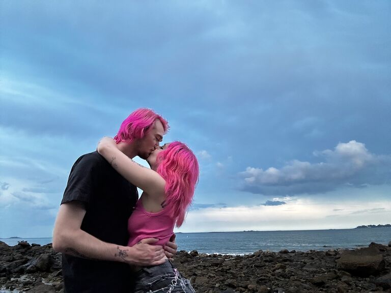Thunderstorm by the beach