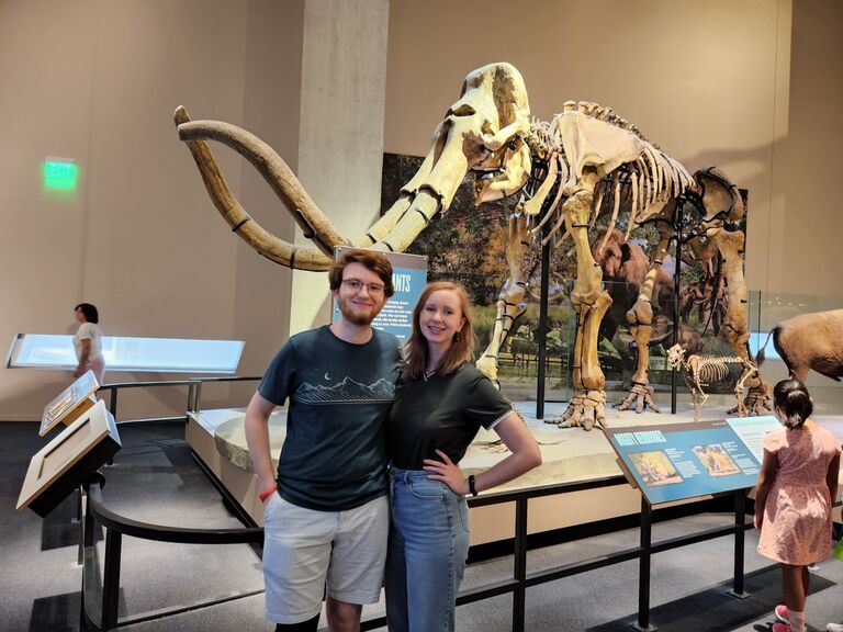 Photo-bombed at the Perot Museum in Dallas