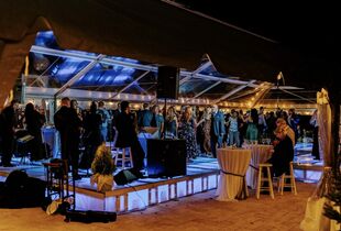 Tent String Globe Lighting - A to Z Event Rentals, LLC.