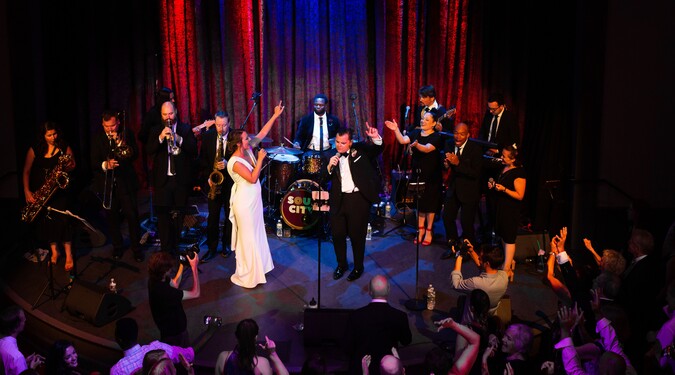 sachin and babi light blue dress Jimmy's Jazz & Blues Club + Updated Prices