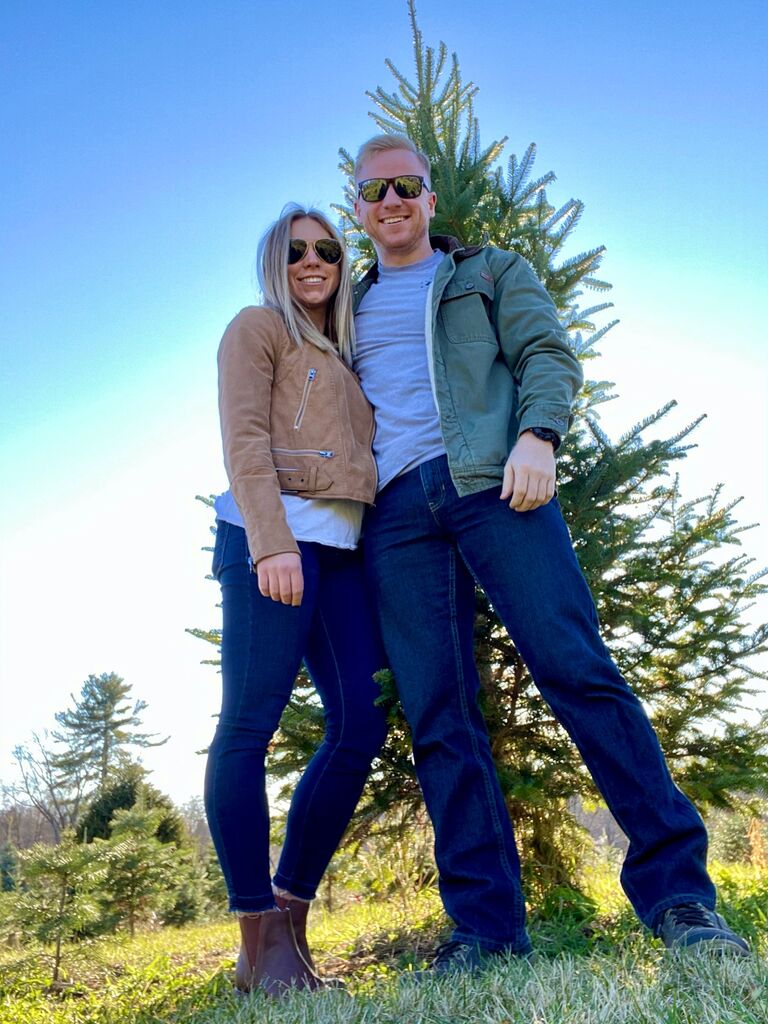Picking out our first Christmas tree!