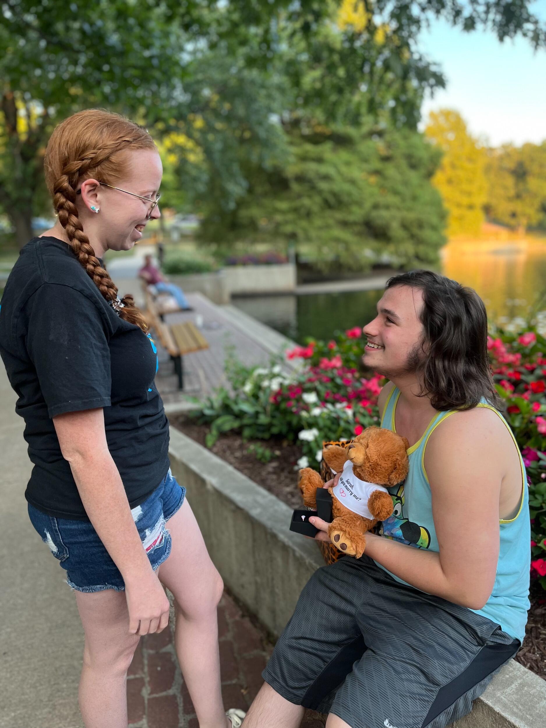 Matt Proposed to Sarah 