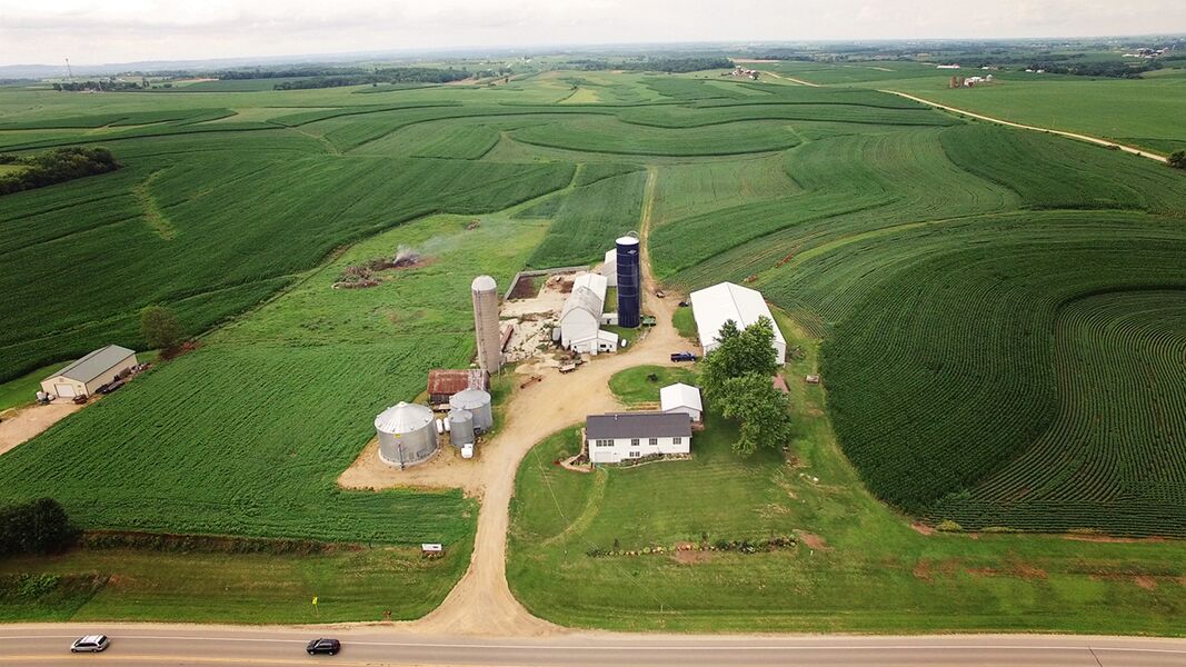 Kuster Farms Potosi Wi : Aerial Farm Tour – QAHM