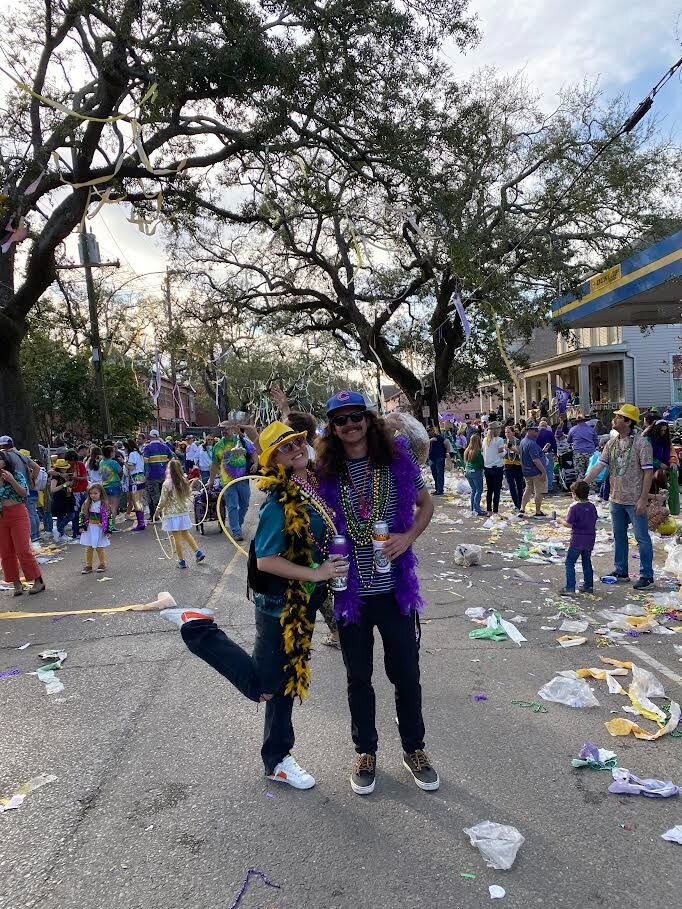 Mardi Gras in NOLA! We'll travel anywhere for a party.