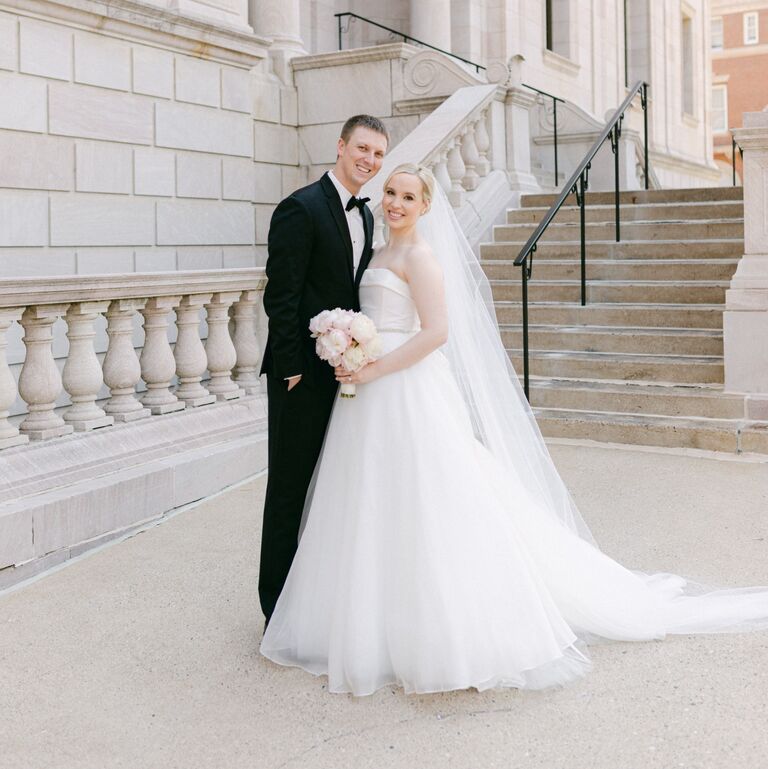 Lauren and Eric Scharff (sister and brother-in-law of the bride)