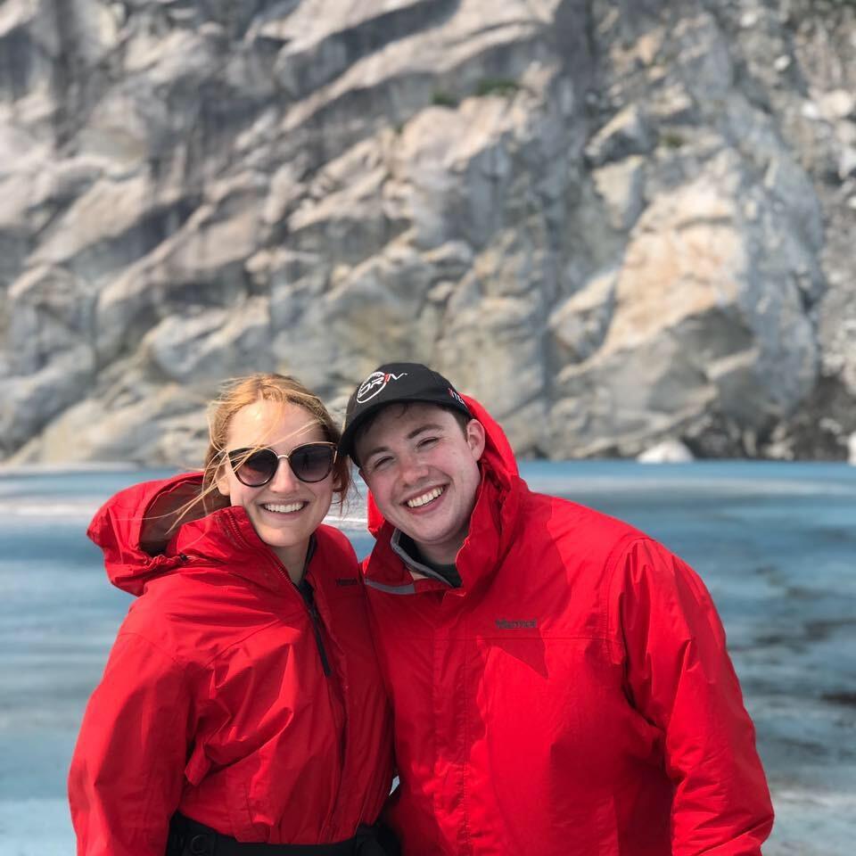 One of the coolest experiences of our lives. Taking a helicopter to land on top of Mendenhall Glacier in Juneau, AK. Absolute magic.