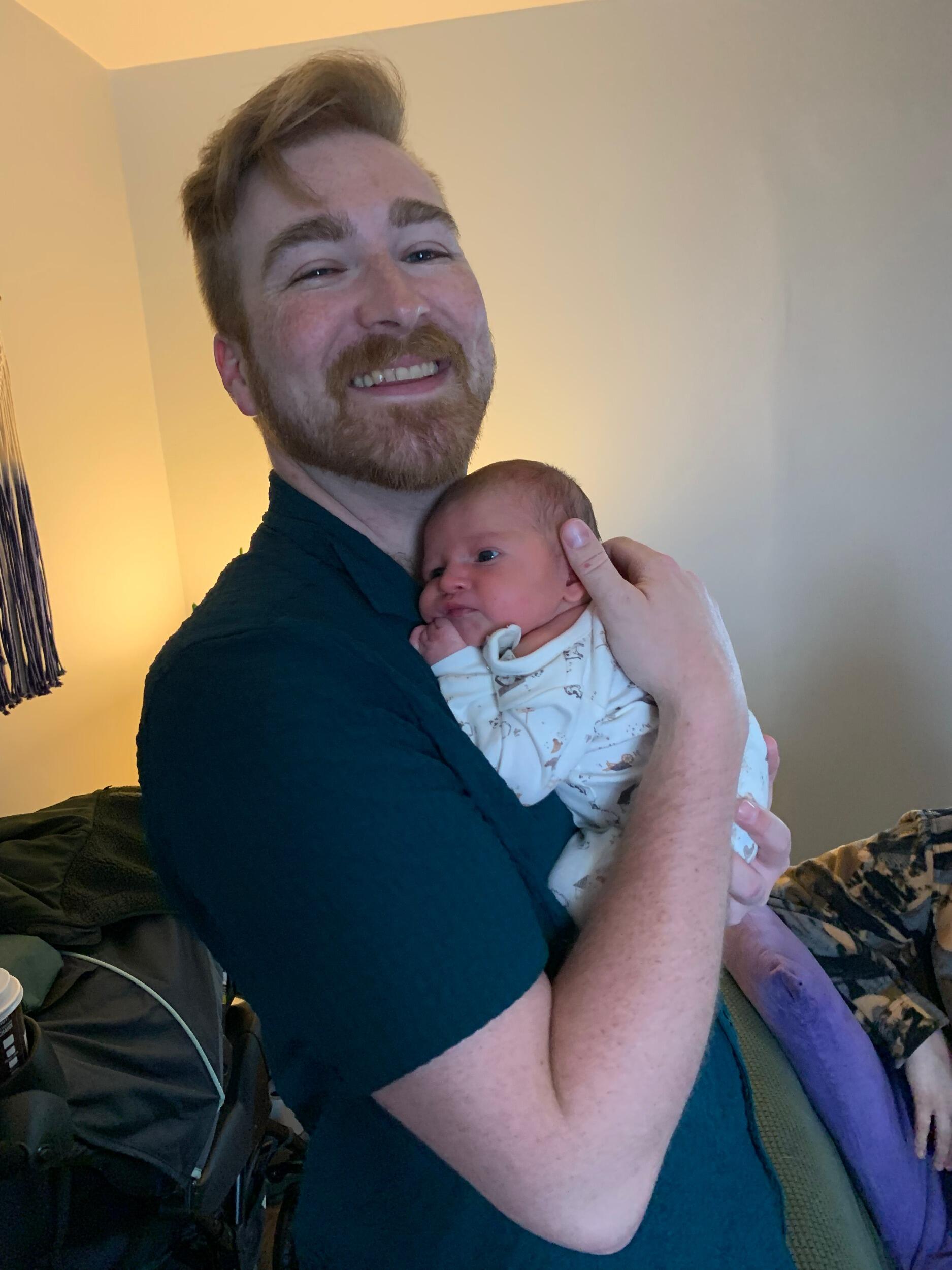 Welcoming our nephew, featuring Drew
