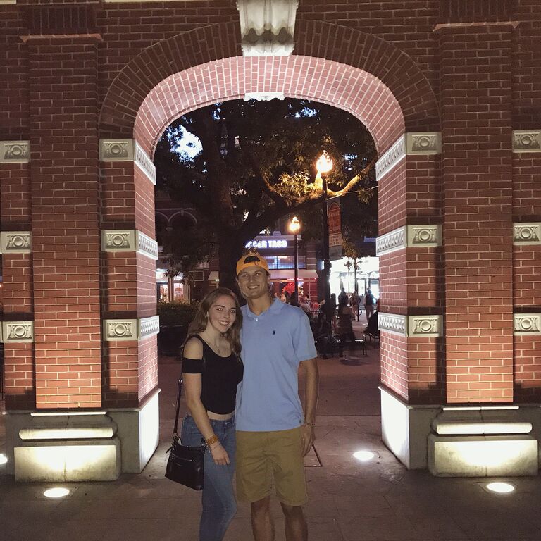 Our first official photo together