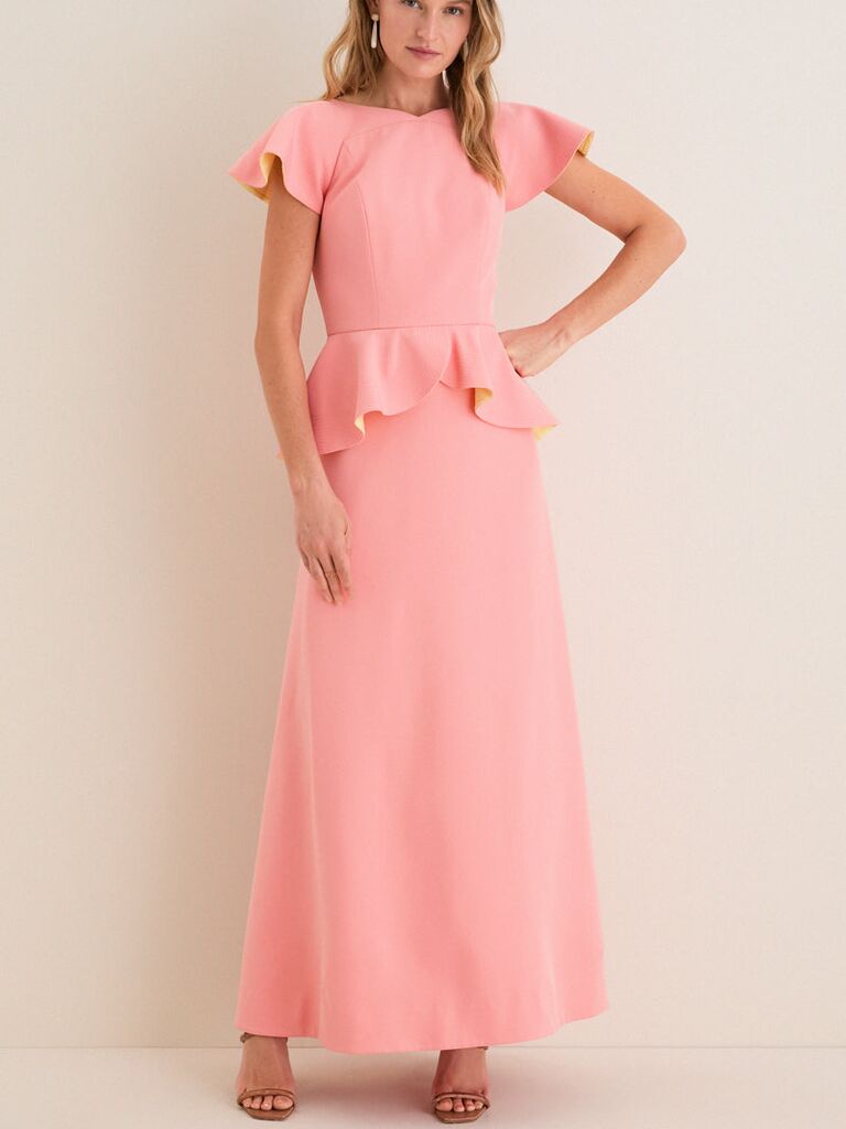 Tuckernuck peplum mother-of-the-bride dress