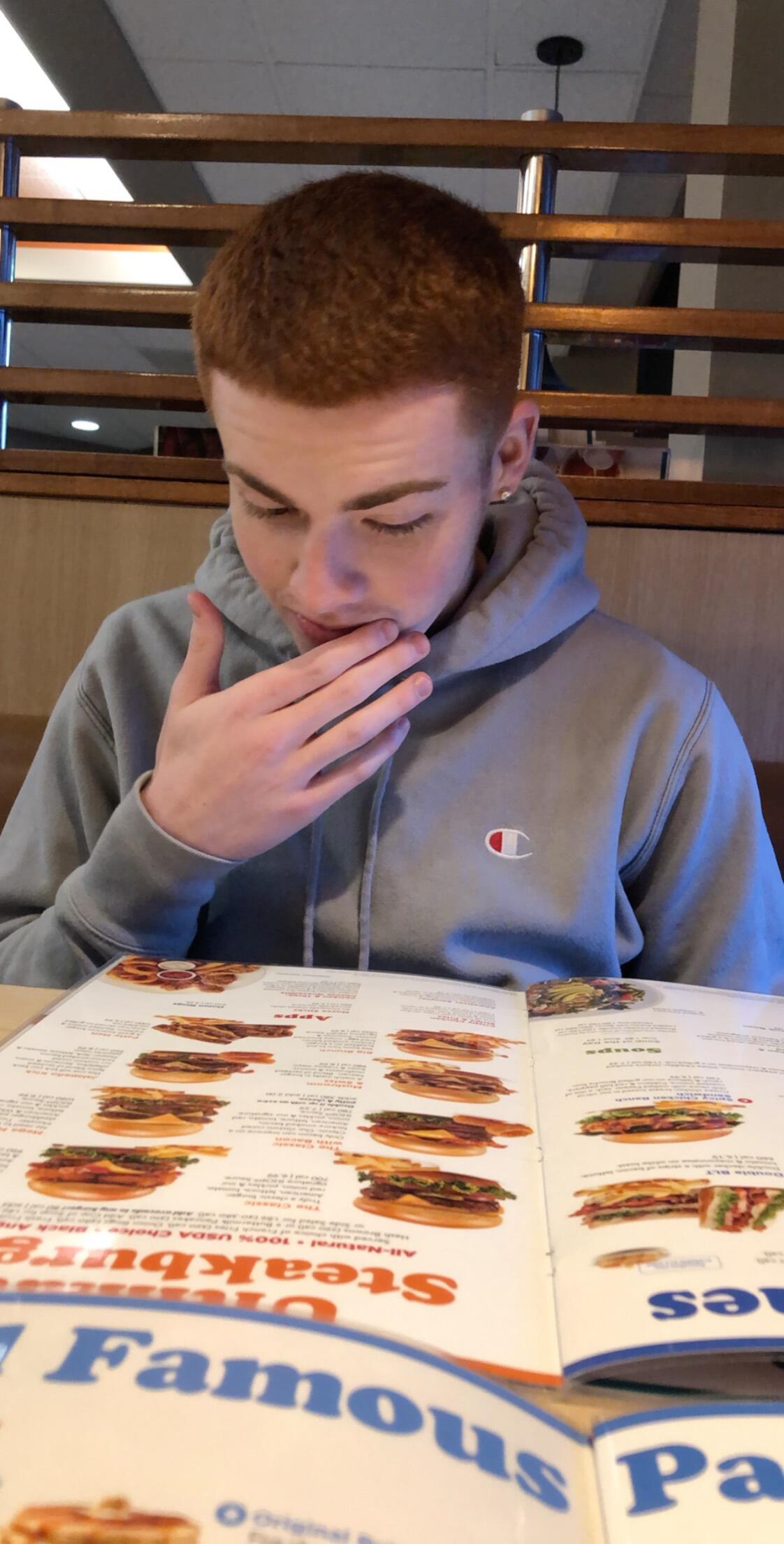 Our first date.