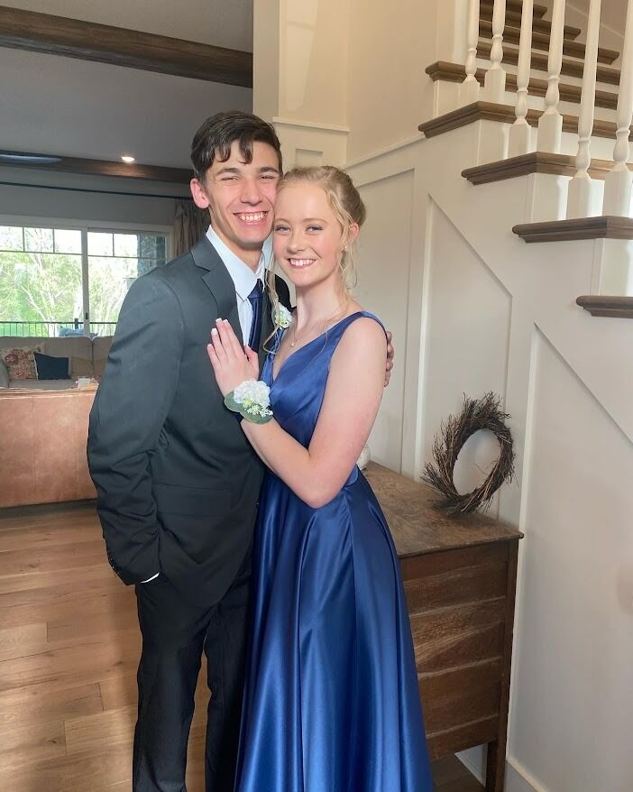For senior prom, we enjoyed a wonderful evening filled with dancing, and quality time with each other and our friends.