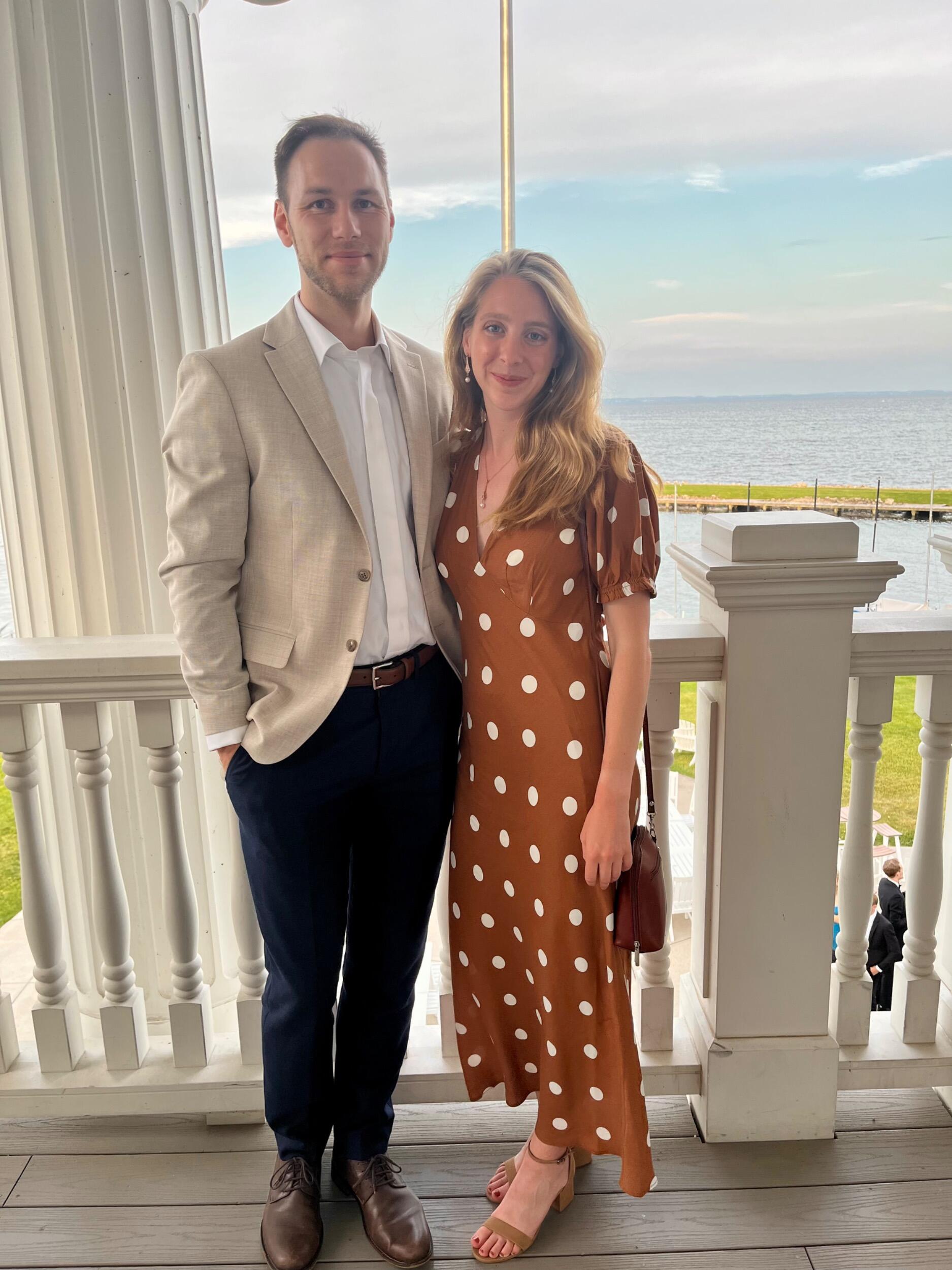 John and Nora get cleaned up for a summer wedding.
