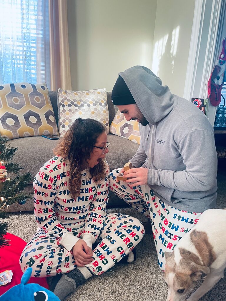Nathan FINALLY proposed on Christmas Day!