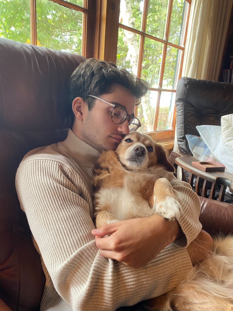 Our little family grows with Winston the corgi mix. 🐕