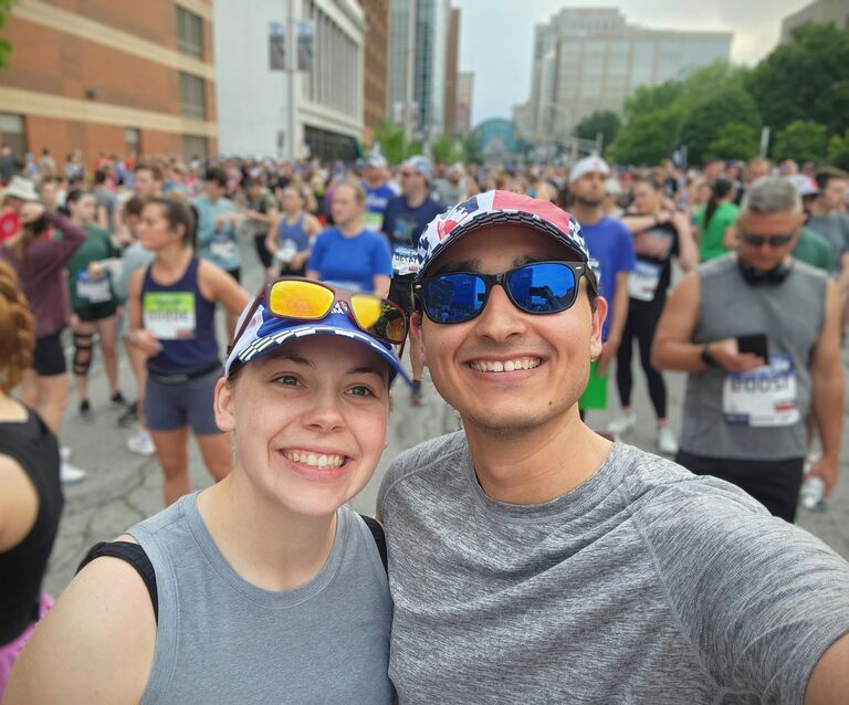 We continue to share our love of running and competing with ourselves and recently took on both the Indy Mini Marathon and the Madison Mini Marathon!

(May the 4th be with you)