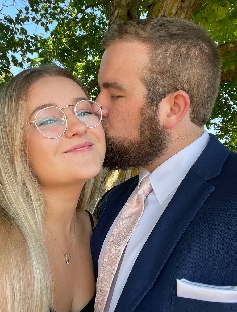 At Josh and Mics wedding! 