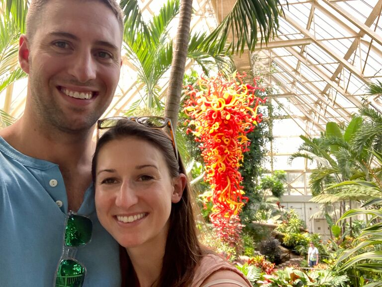 Mike starts his new job in Columbus, OH. They spend the rest of the summer exploring the city. A favorite spot is the Franklin Park Conservatory.