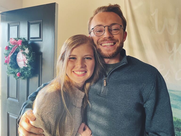 Our first official date!!! Josh planned a surprise date for me. He hung Christmas lights in the back of his car and had picnic food and popcorn ready. We watched a movie in his car overlooking the sunset in the North Georgia mountains!
We started officially dating shortly after this on January 31st, 2021!