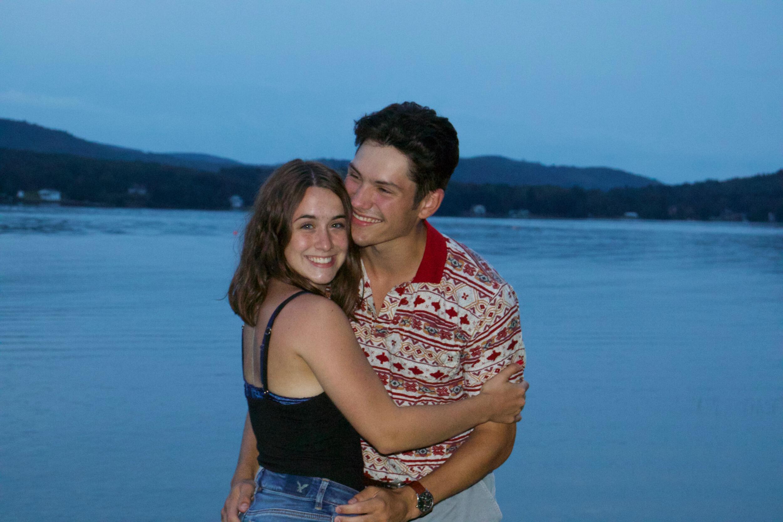 Our first summer together and Ryder's first time at the lake! Taken at Lake Baker, New Brunswick. 