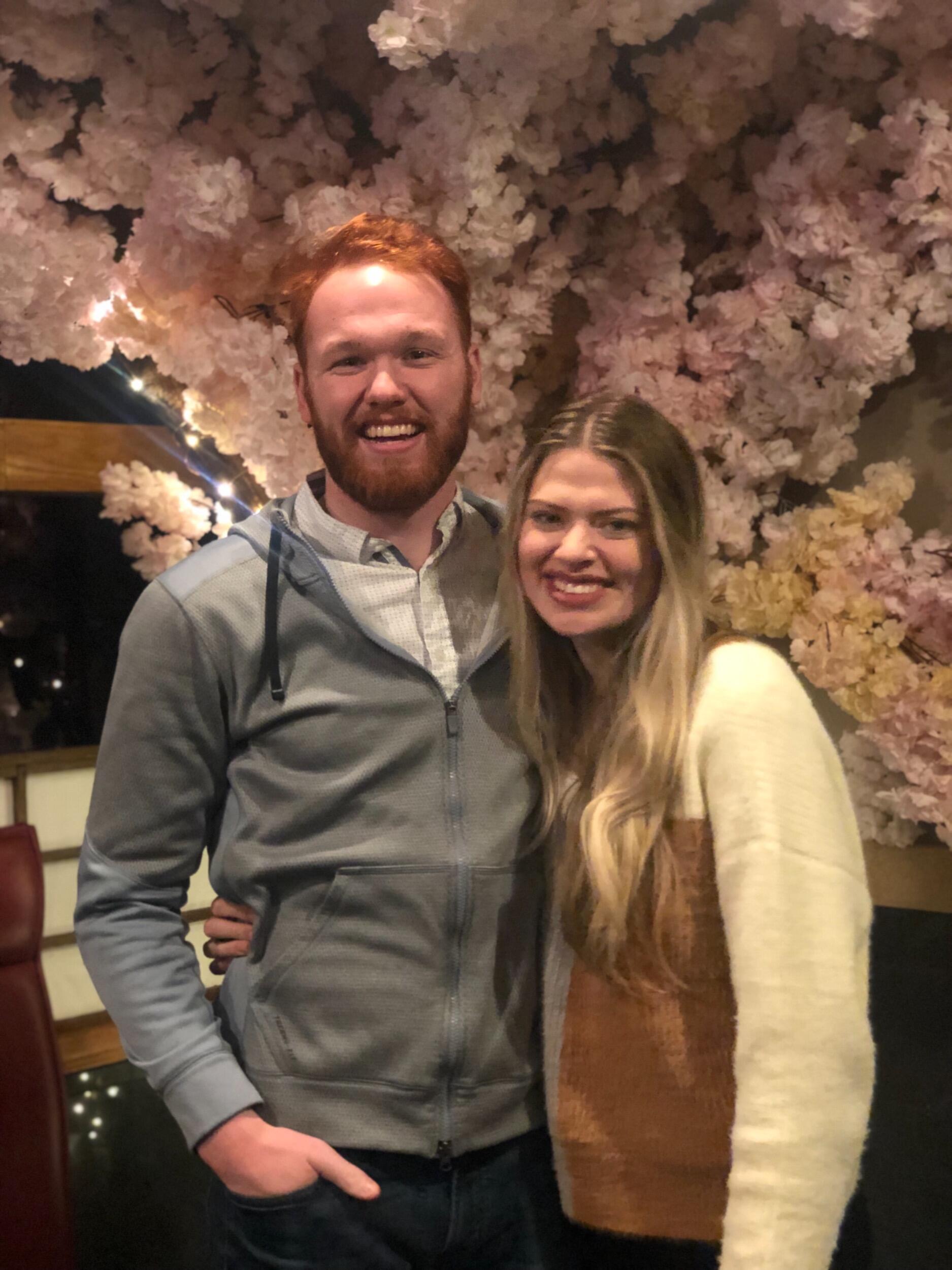 He even got to come to her birthday dinner with her family