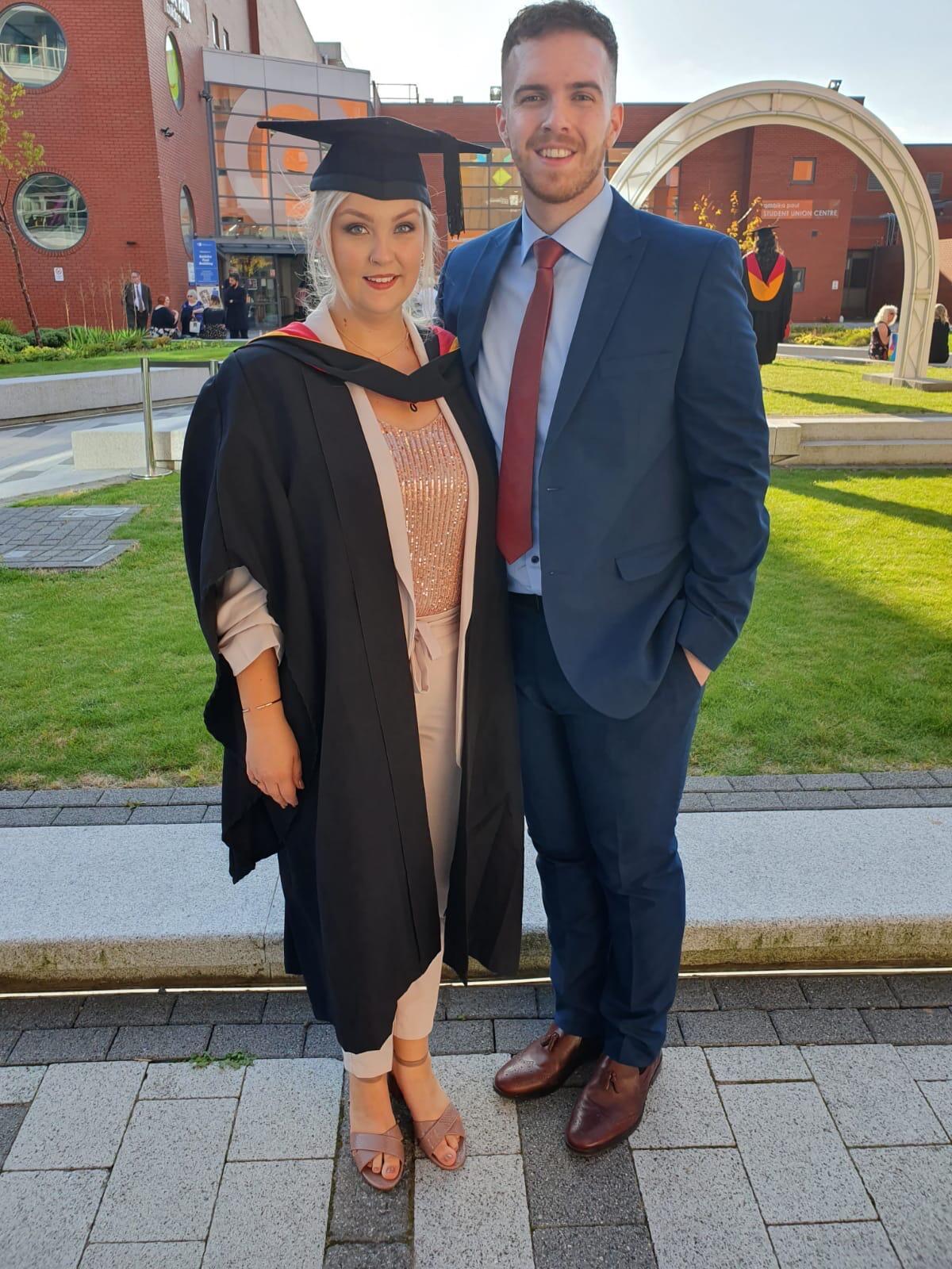 Em's graduation got in the way of the holidays