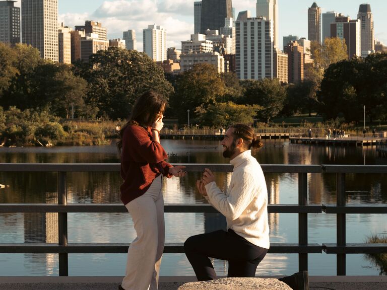 Andrew proposed in Chicago. They took  trip up to the city to scope out their future home and plan for their move, and Andrew completely shocked Emma when he pulled a ring out in the middle of their trip. From here, they will be married in June and moving up to Chicago as the Kaisers. Now begins the rest of their story.