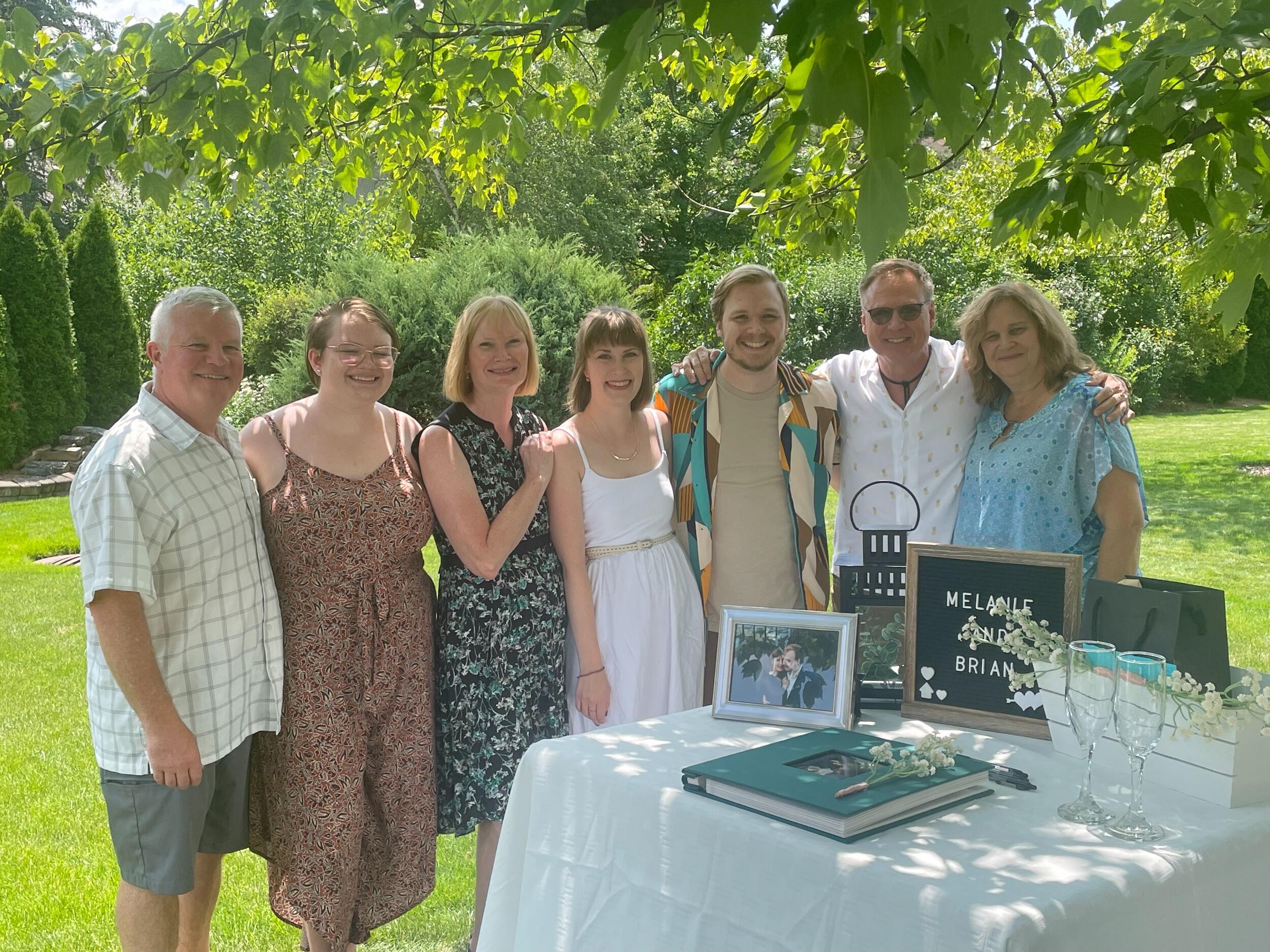 We moved back to Illinois, and celebrated our engagement with family and friends