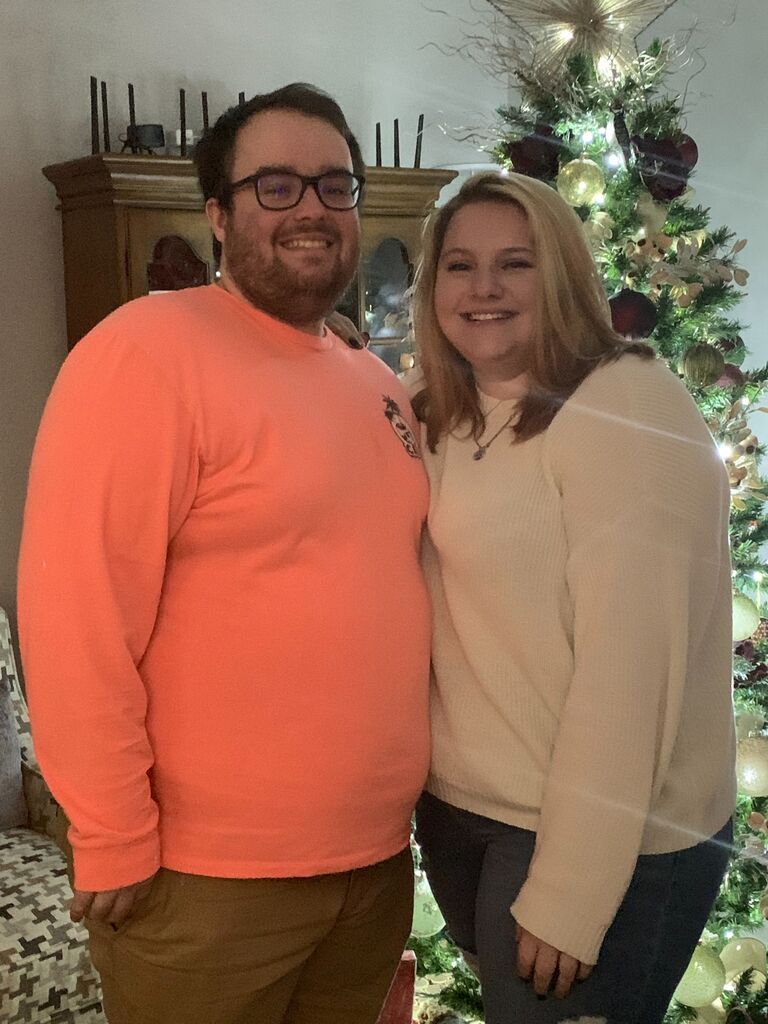 Their first Christmas. 