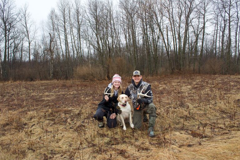 Jared took Heather shed hunting for the first time and she found one all on her own!