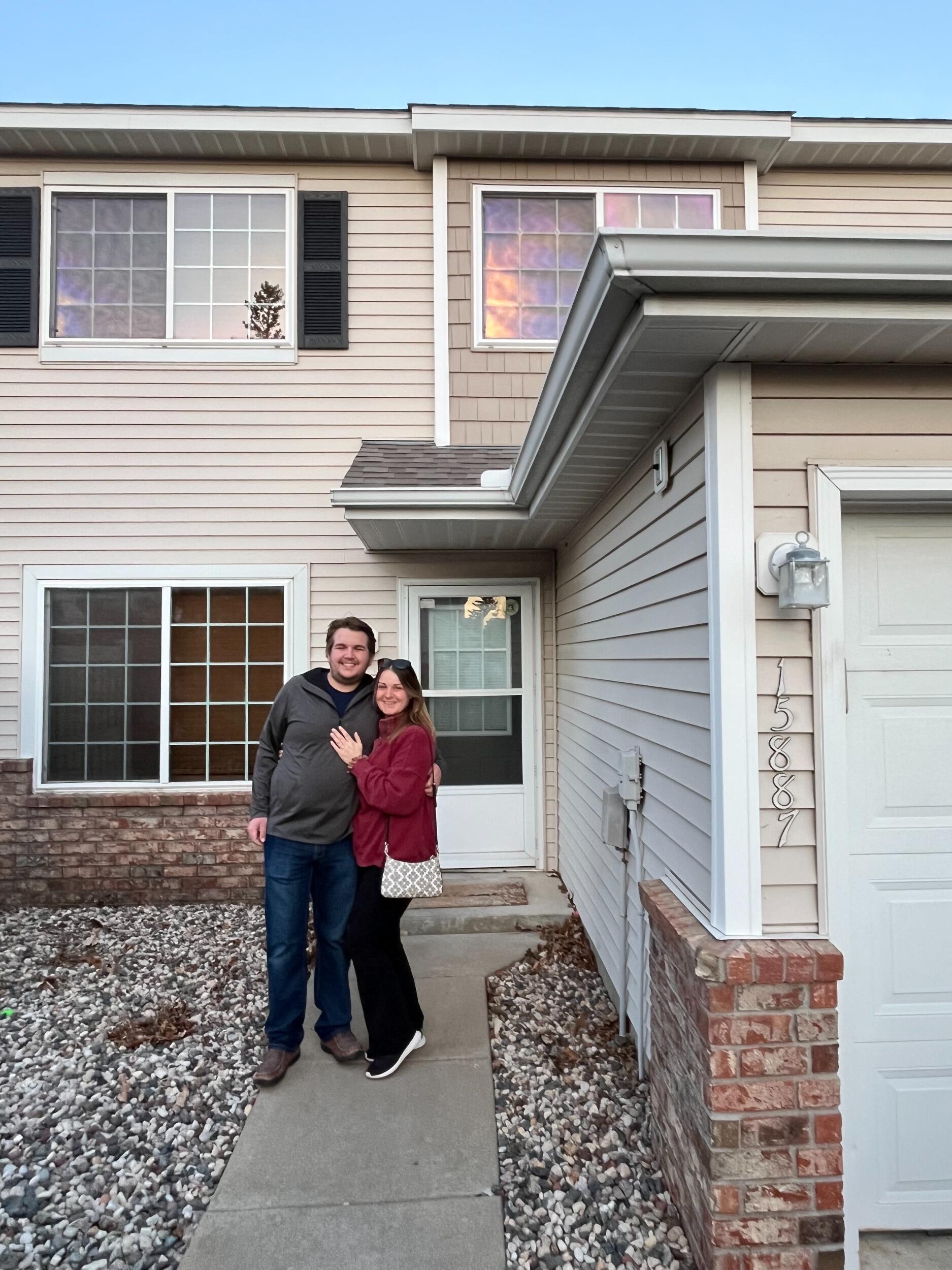 Last time in our first house before the move to CT