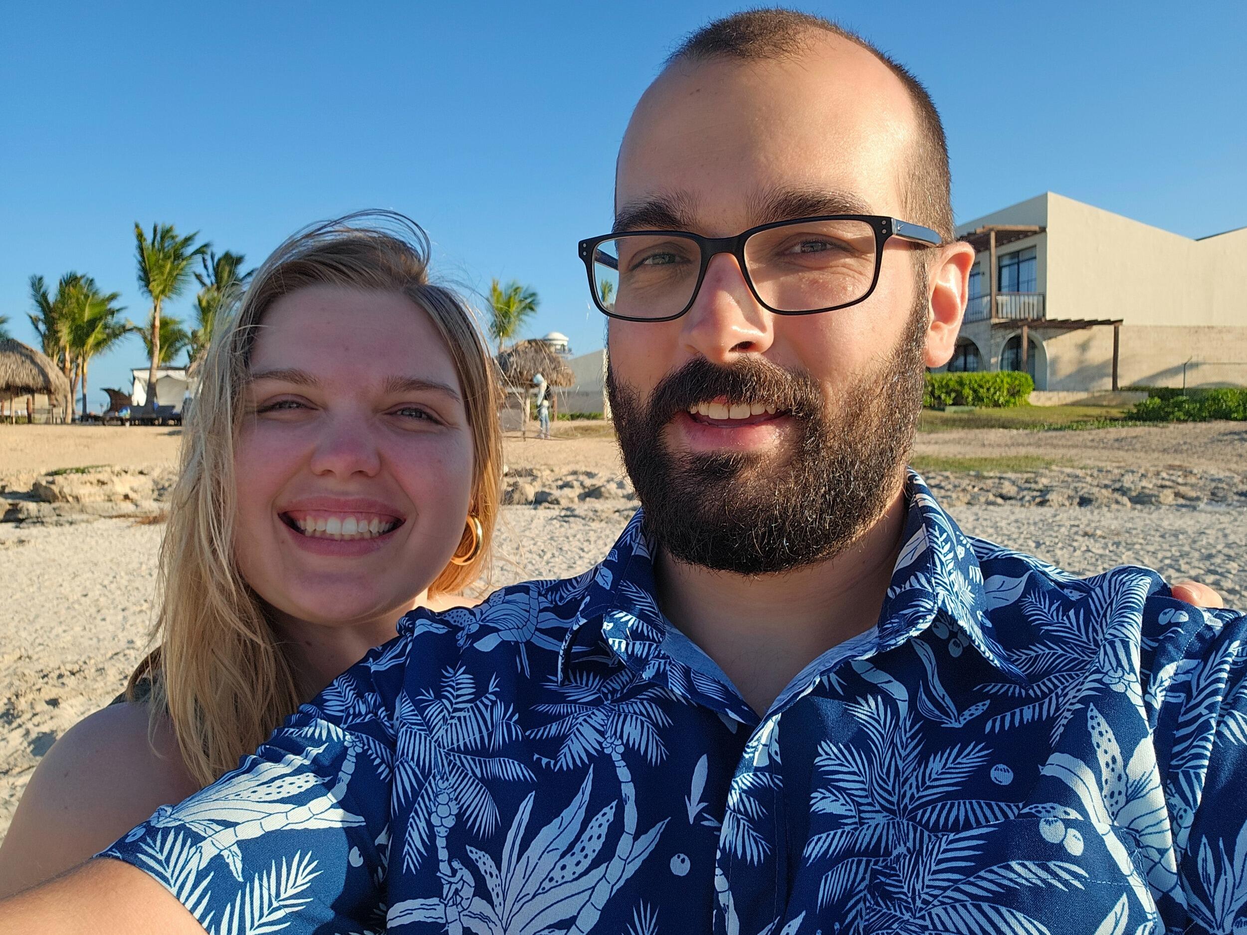 Both our first times in the Caribbean! 