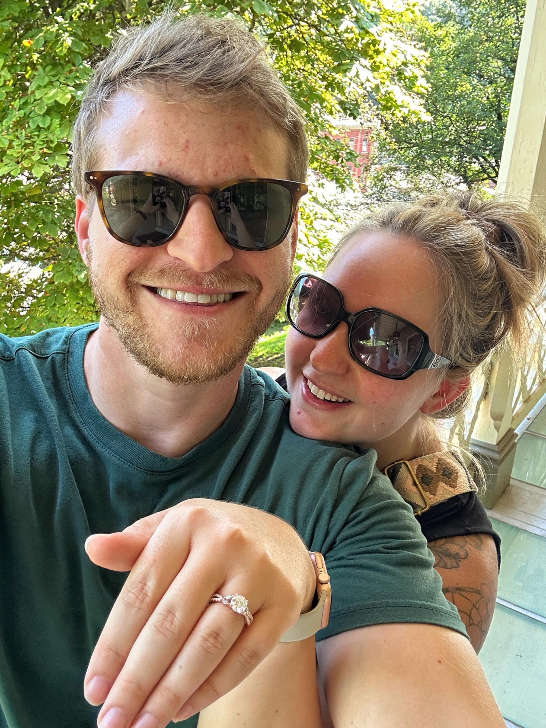 He asked and she said yes!