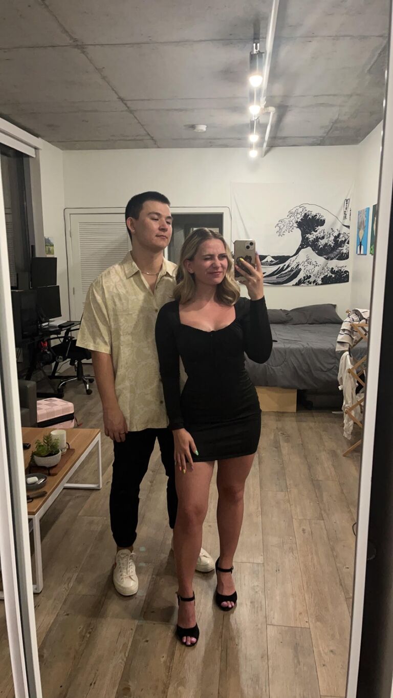 The one where they got fancy for date night