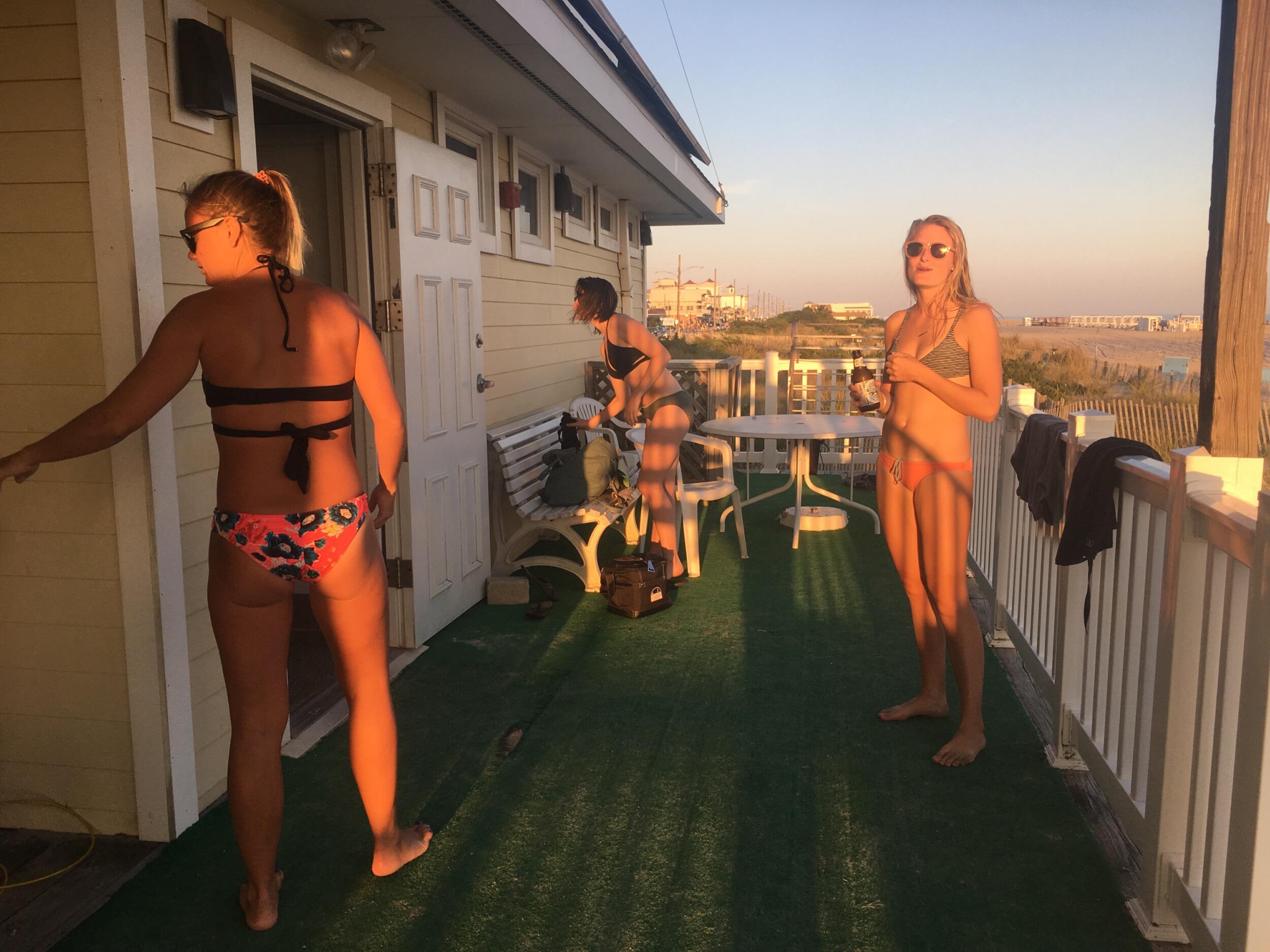 Jeremy’s birthday, but also the first photo of Bry on Sara’s phone. While she lives through photos she was too nervous to take any photos of Bry…so she snuck this one when they went on a post work sunset swim with Bri and Eliza.