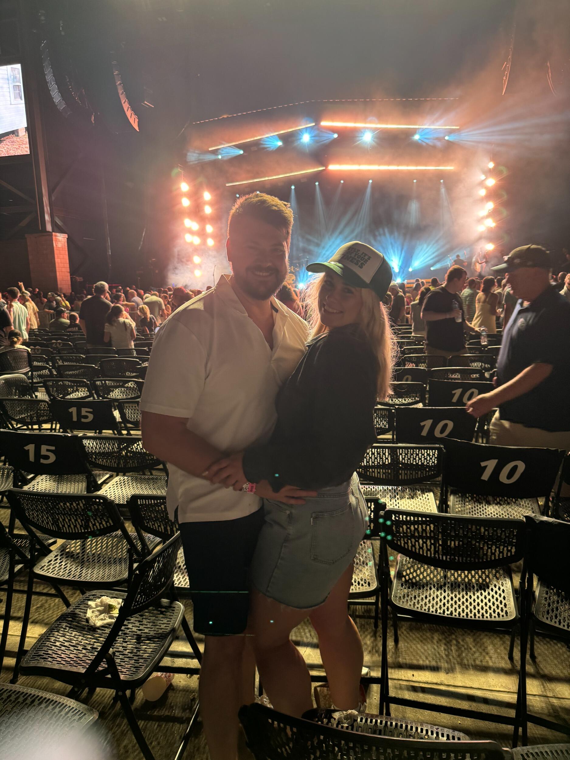 Ok do we love music or what! Marshall took Caroline to one of her country music favs, Jordan Davis, in Brandon MS!