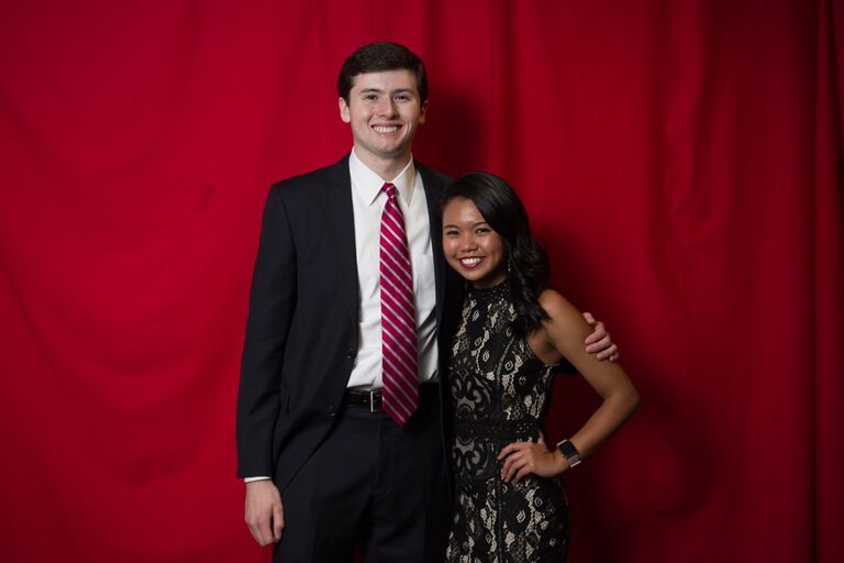 Liz and Alec's first Valentine's Day!