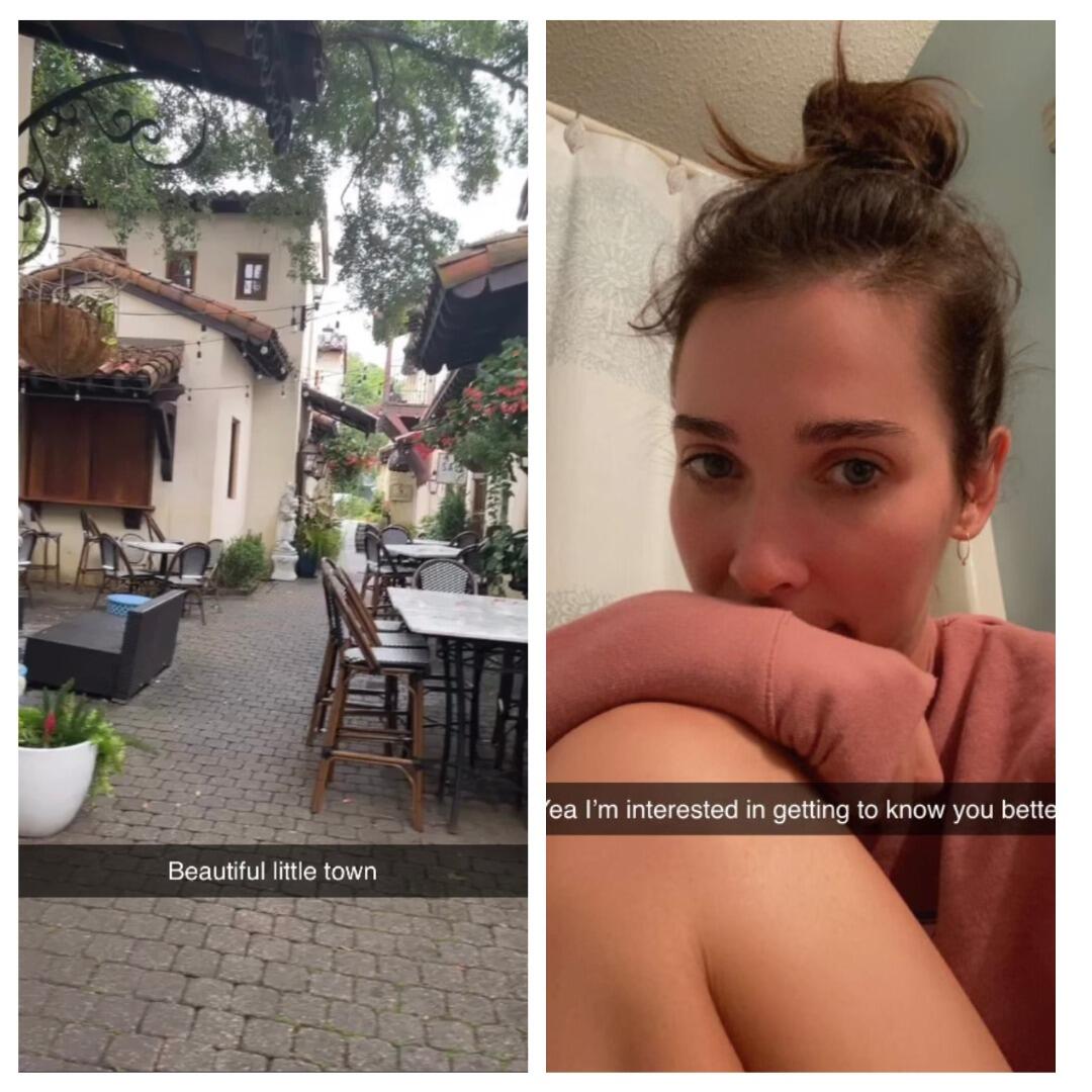 Ben asked Sarah to go on a date the day after the festival. Sarah accepted and suggested they go to her hometown nearby. They got a bite to eat. Sarah got a cheeseburger. Ben got fried ribs. Sarah got a corona. Ben got a mule.  Sarah took Ben to an ice cream shop afterwards. With their ice cream in one hand and each other's hand in the other, they strolled around town together. They found a cute, secluded sitting area in an alleyway where they sat, talked, laughed, and lost track of time. Even though they would be a few states away, they both wanted to continue getting to know each other better.