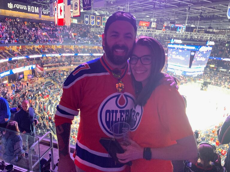 First NHL game together