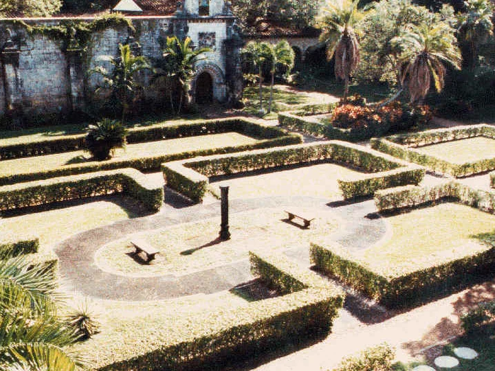 Walk the sunlit gardens at The Ancient Spanish Monastery in North Miami Beach, Florida
