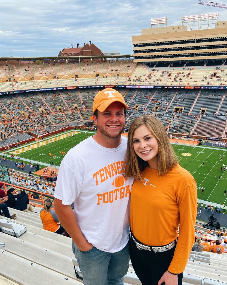 Lyt took me to my first Tennessee Football game, Go Vols!!!