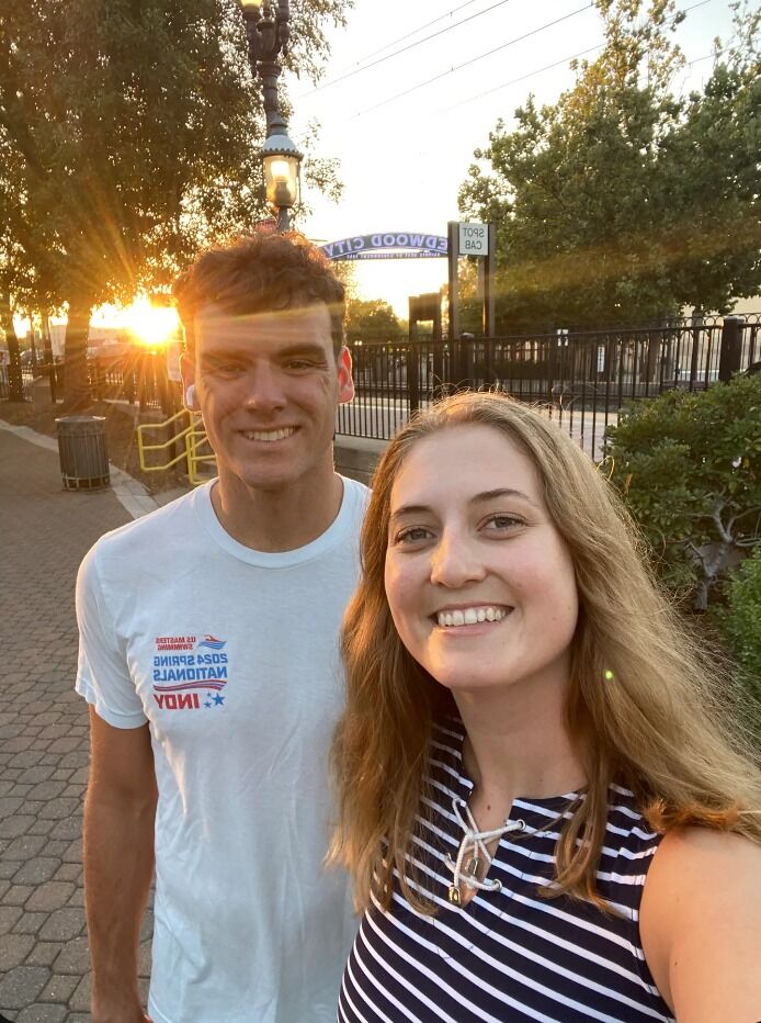 Enjoying our walks to downtown